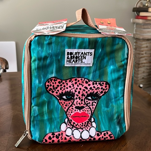 Fit Fresh Bouffants and Broken Hearts Kendra Dandy Insulated Lunch Tote NWT - Picture 1 of 6